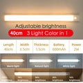 10-50cm Motion Sensor Light Night Wireless Lamp LED USB Battery Rechargeable Wall for Bedroom Kitchen Lighting Lights Room Decor