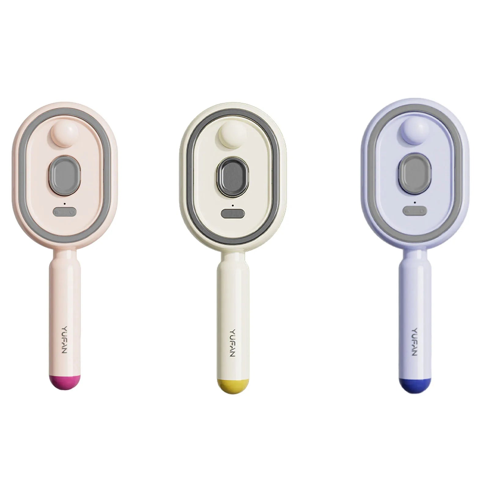 Wet Electrics Hairbrush with Water Spray Rechargeable Steams Hair Straightener USB-C Charging Anti-Static Red Light Hair Brush
