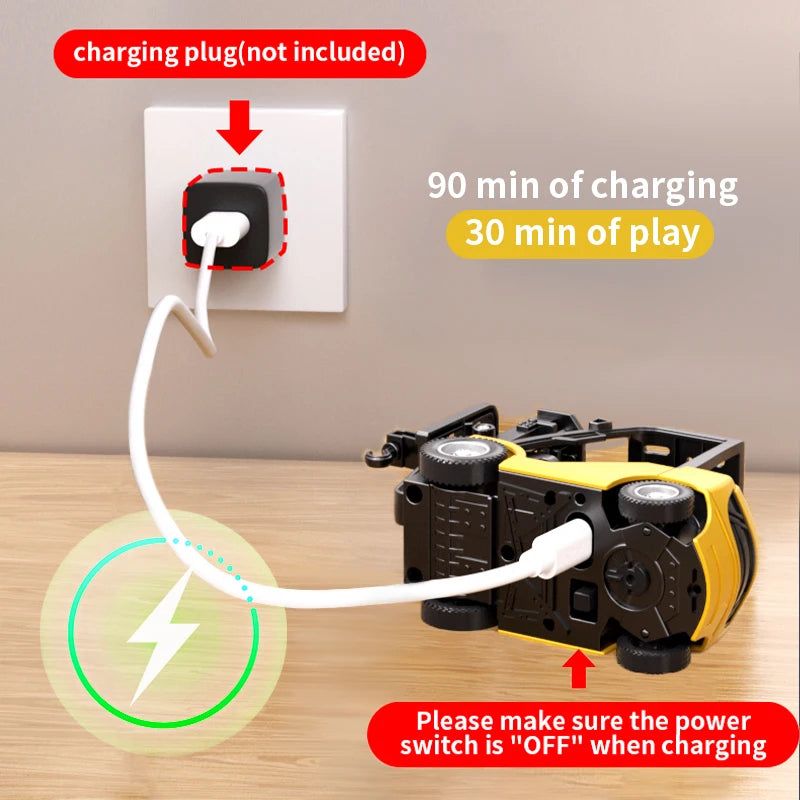 1: 64 Mini Remote Forklift Set, Lighting and Music, Durable Alloy Material, Supports APP Mobile Connection, Halloween Gift
