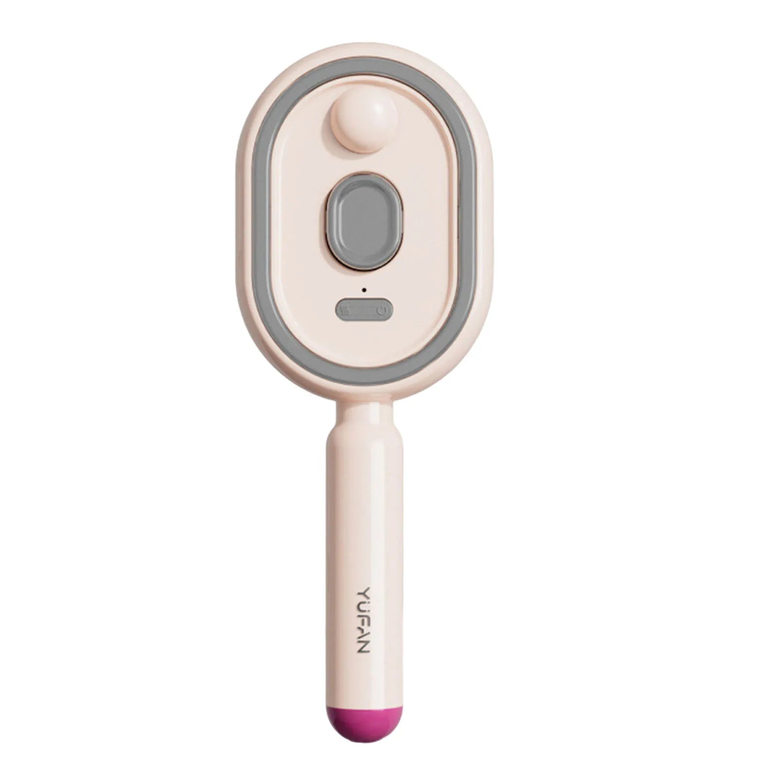 Wet Electrics Hairbrush with Water Spray Rechargeable Steams Hair Straightener USB-C Charging Anti-Static Red Light Hair Brush